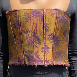 Handmade corset tapestry xxs adjustable size